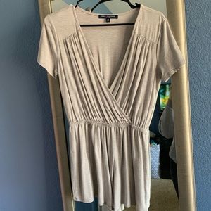 Grey simple romper